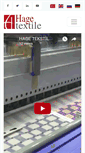 Mobile Screenshot of hagetextile.com