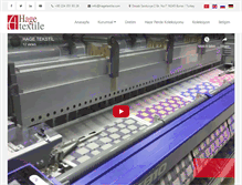 Tablet Screenshot of hagetextile.com